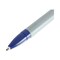 Universal Medium 1 mm Stick Ballpoint Pen - Blue Ink, Gray/Blue Barrel (1 Dozen)